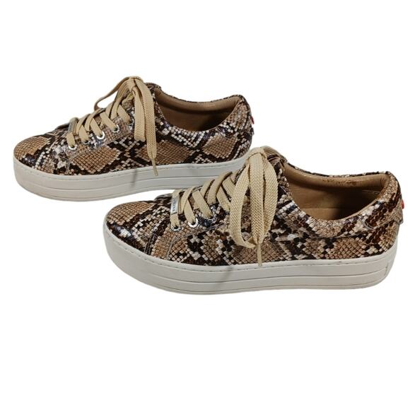 J Slides Hilton Platform Sneakers GUC $158  size 8  S2463 - Picture 6 of 11